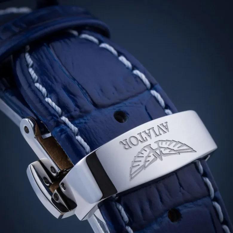 Aviator watch V.3.35.2.275.4 - Butterfly clasp
