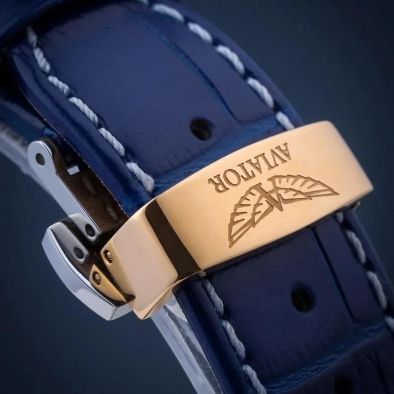 Aviator watch V.3.35.2.277.4 - Butterfly clasp