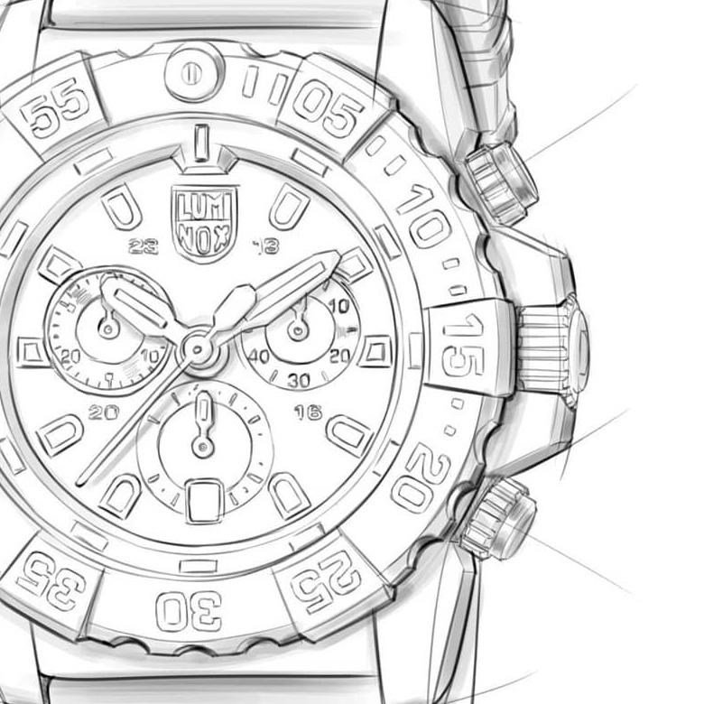 Zegarek Luminox XS.3051.GO.NSF - Koperta