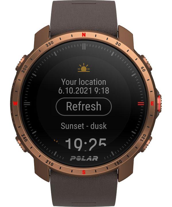 Polar Grit X Pro Smartwatch Bronze/Copper M/L 725882058702