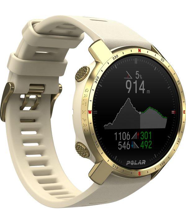 Polar Grit X Pro Champagne-Gold S/L Smartwatch