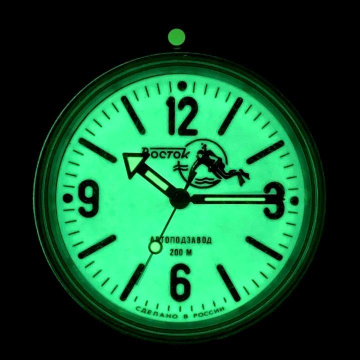 Vostok Europe 6S21-595C643 watch - Super-LumiNova coating