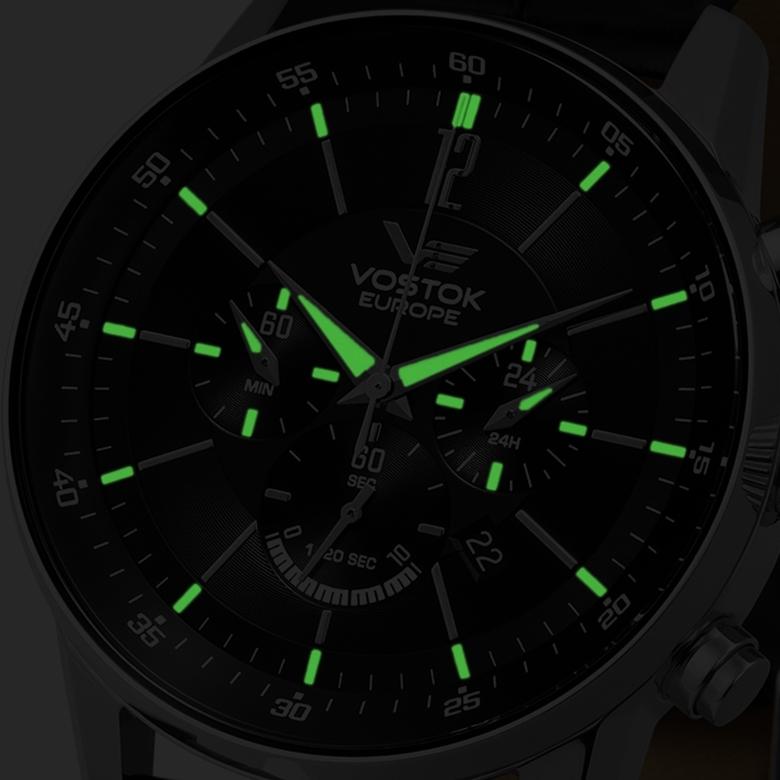 Vostok Europe YN85-560A518 watch - Super-LumiNova coating