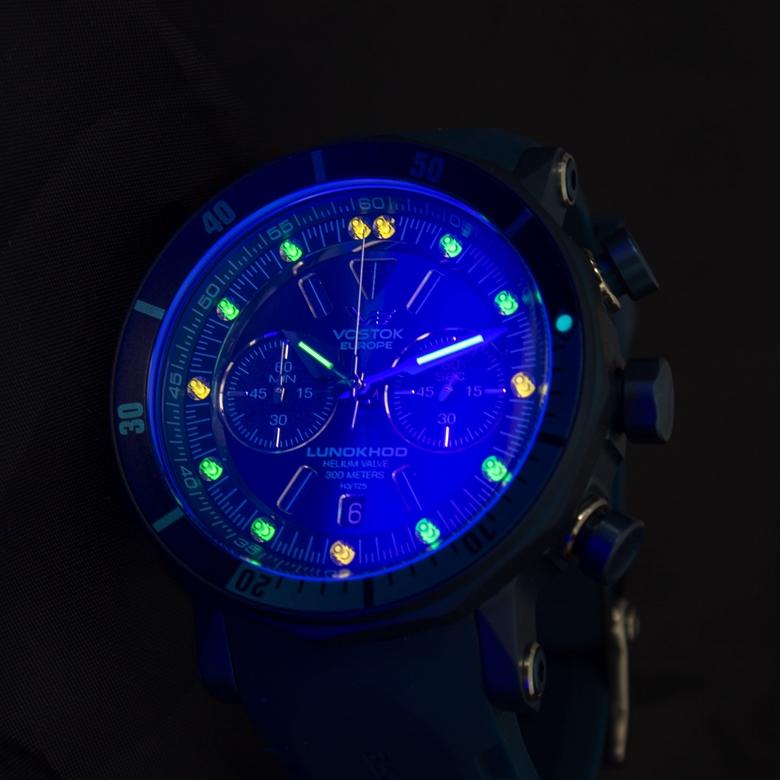 Vostok Europe YM86-620C504 watch - Tritium backlight - H3 technology