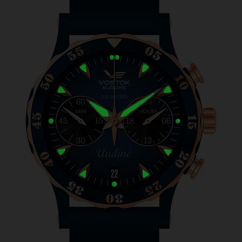 Vostok Europe VK64-515A523 watch - Super-LumiNova coating