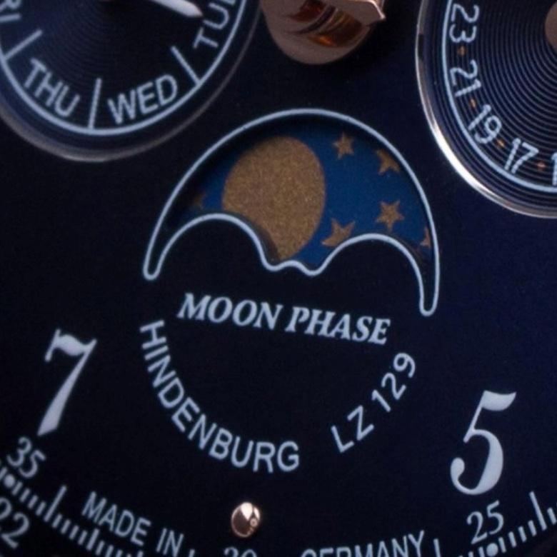 Zeppelin watch 7037M-3 - Moon phase indicator