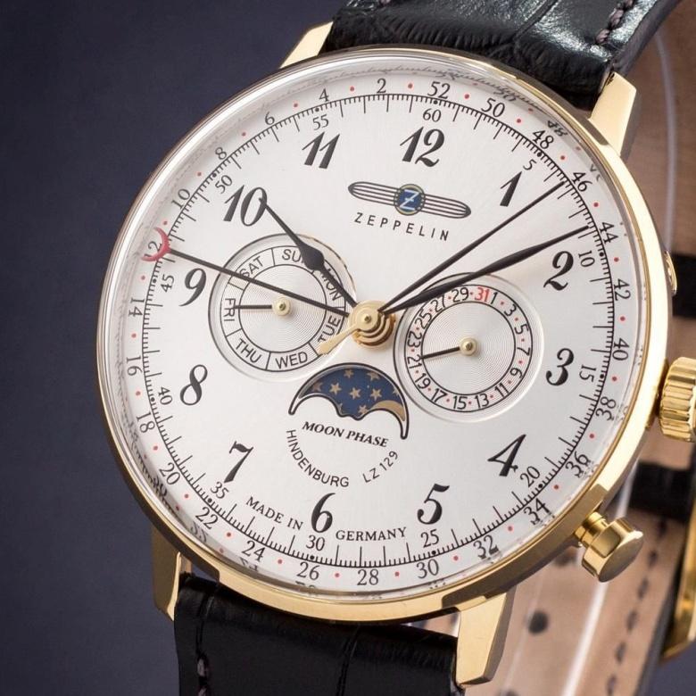 Zegarek Zeppelin 7038-1 - Tarcza