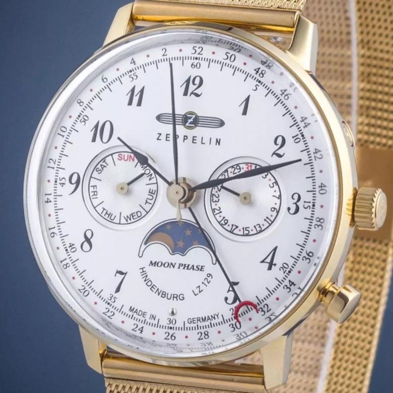 Zegarek Zeppelin 7039M-1 - Tarcza