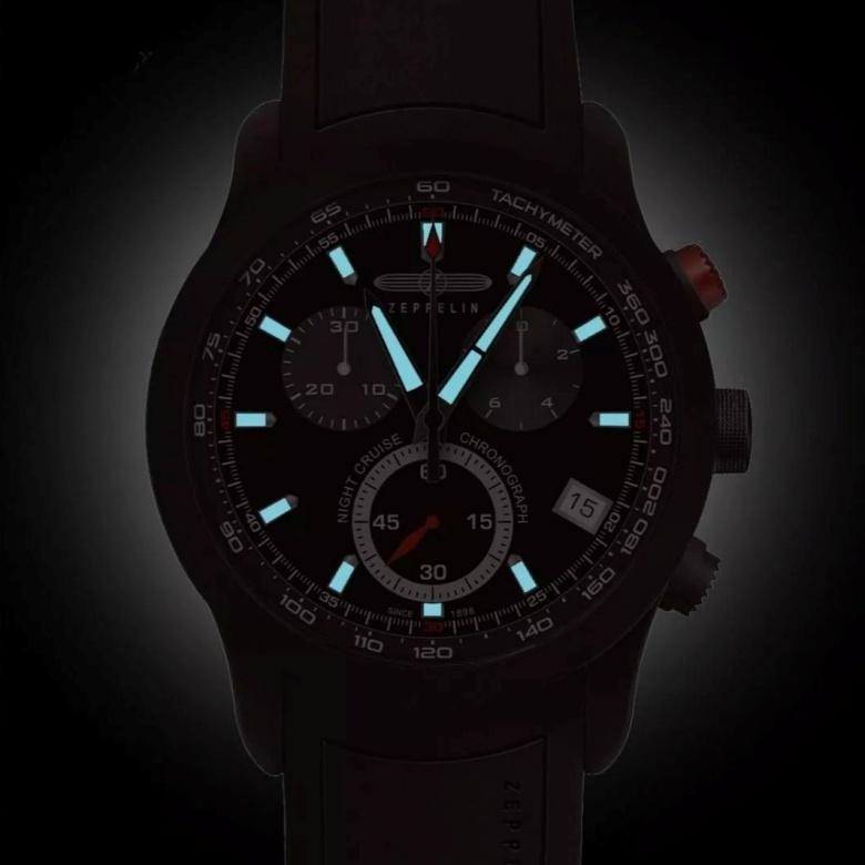 Zeppelin 7290-2 watch - Luminescent coating 