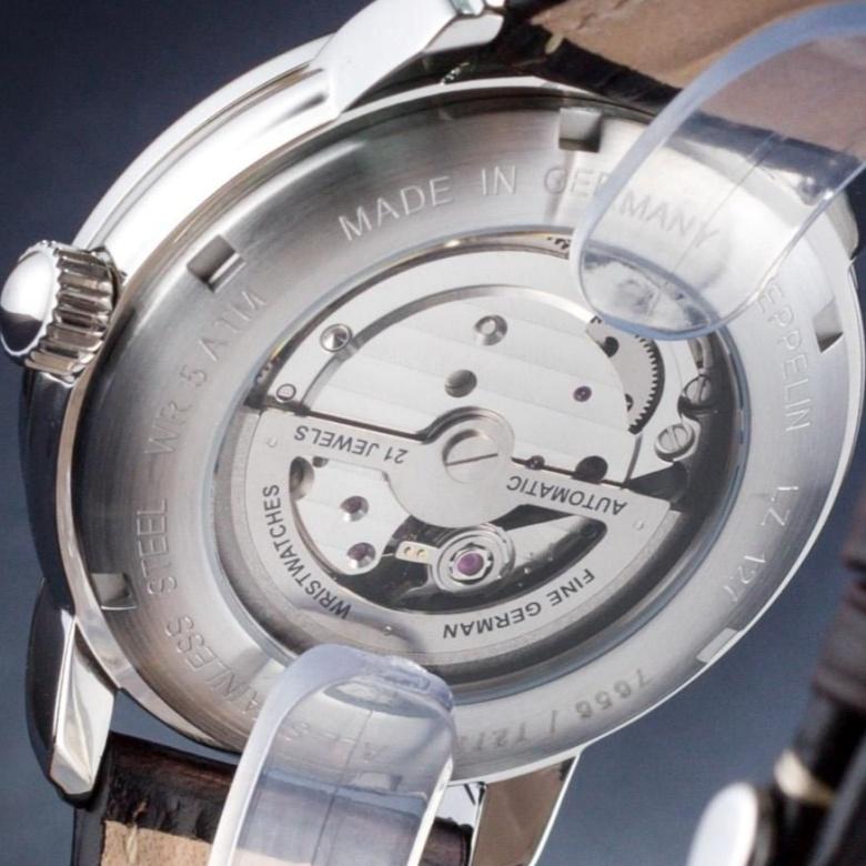 Zegarek Zeppelin 7656-1 - Transparentny dekiel