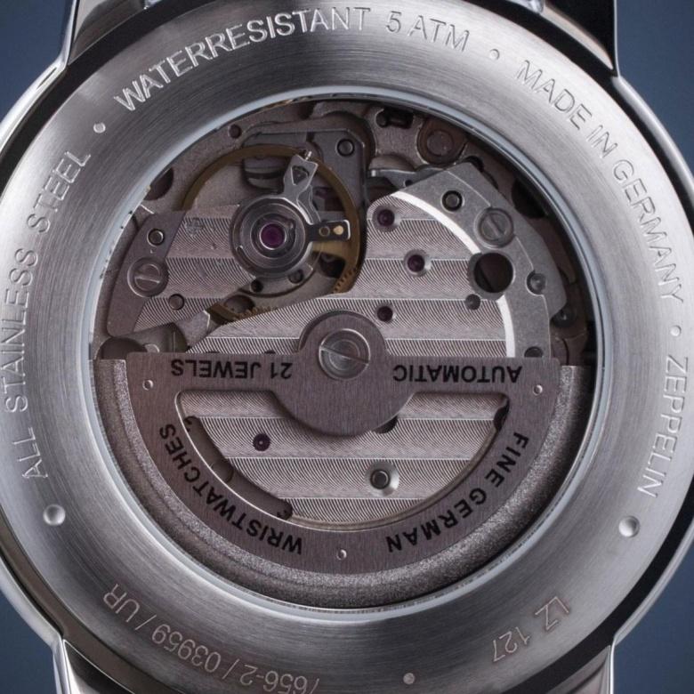 Zegarek Zeppelin 7656-2 - Transparentny dekiel