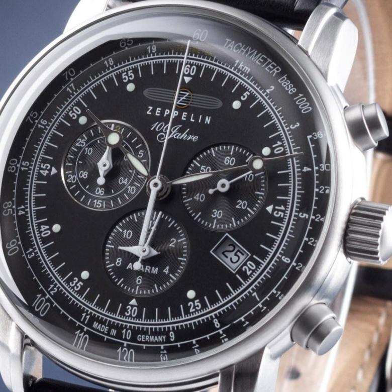 Zegarek Zeppelin 7680-2 - Tarcza