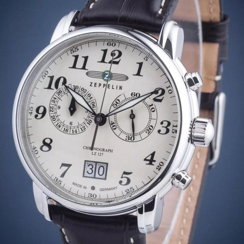 Zegarek Zeppelin 7684-5 - Tarcza