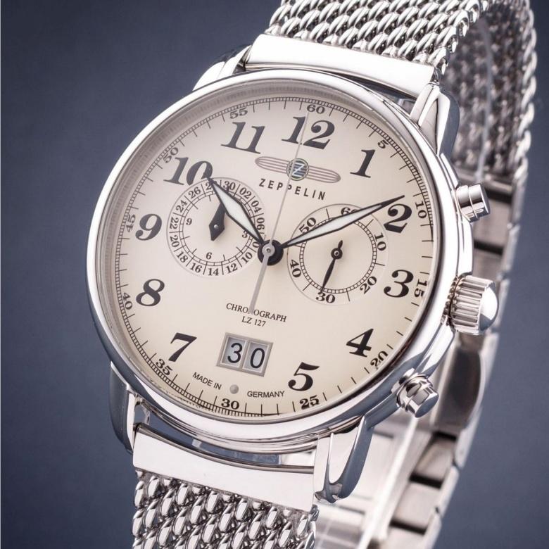 Zegarek Zeppelin 7684M-5 - Tarcza