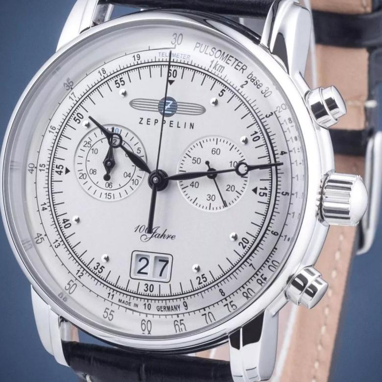Zegarek Zeppelin 7690-1 - Tarcza