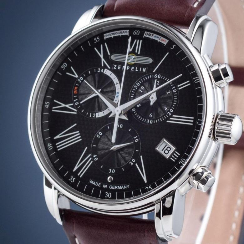 Zegarek Zeppelin 7694-2 - Tarcza