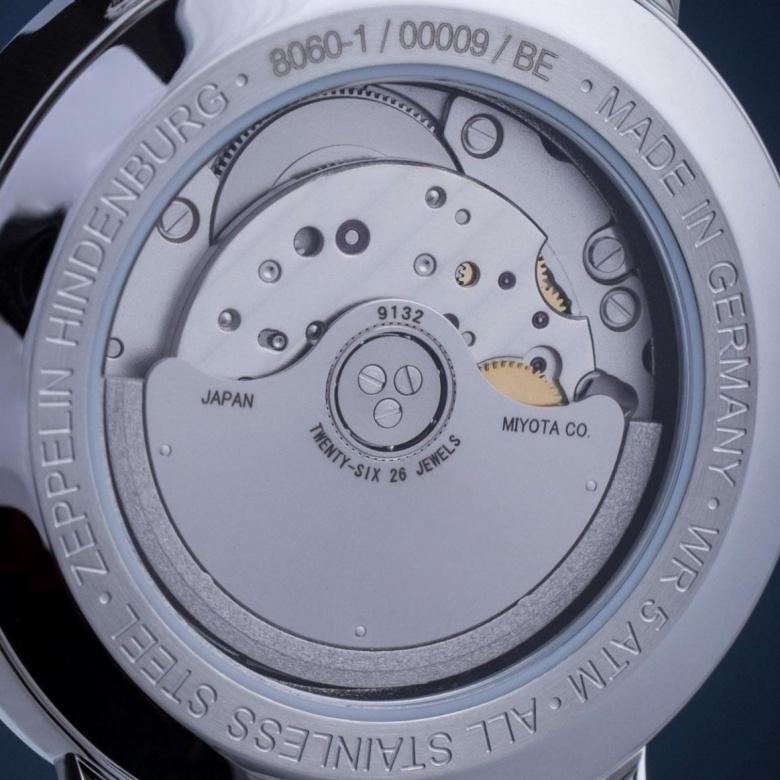 Zegarek Zeppelin 8060-1 - Transparentny dekiel