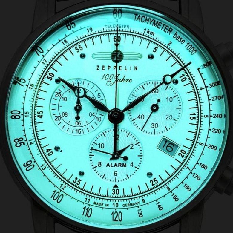 Zegarek Zeppelin 8680M-3 - Super-LumiNova Technology.