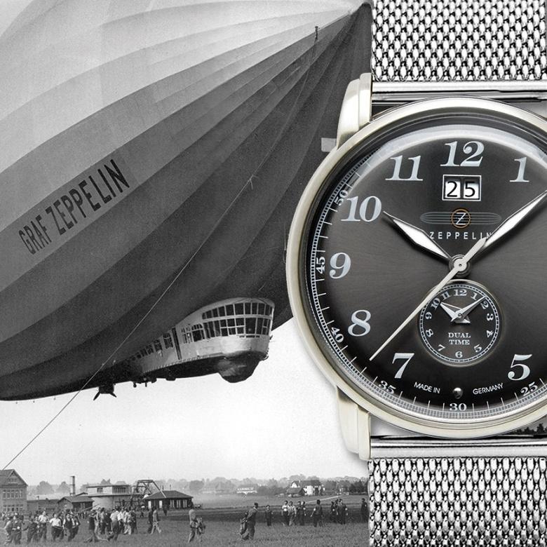 Zegarek Zeppelin 7644-2 - Dual Time