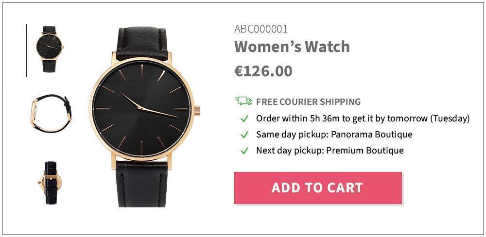 Shipping within 24 hours Watchard